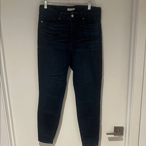 Good American Deep Indigo Skinny Jeans